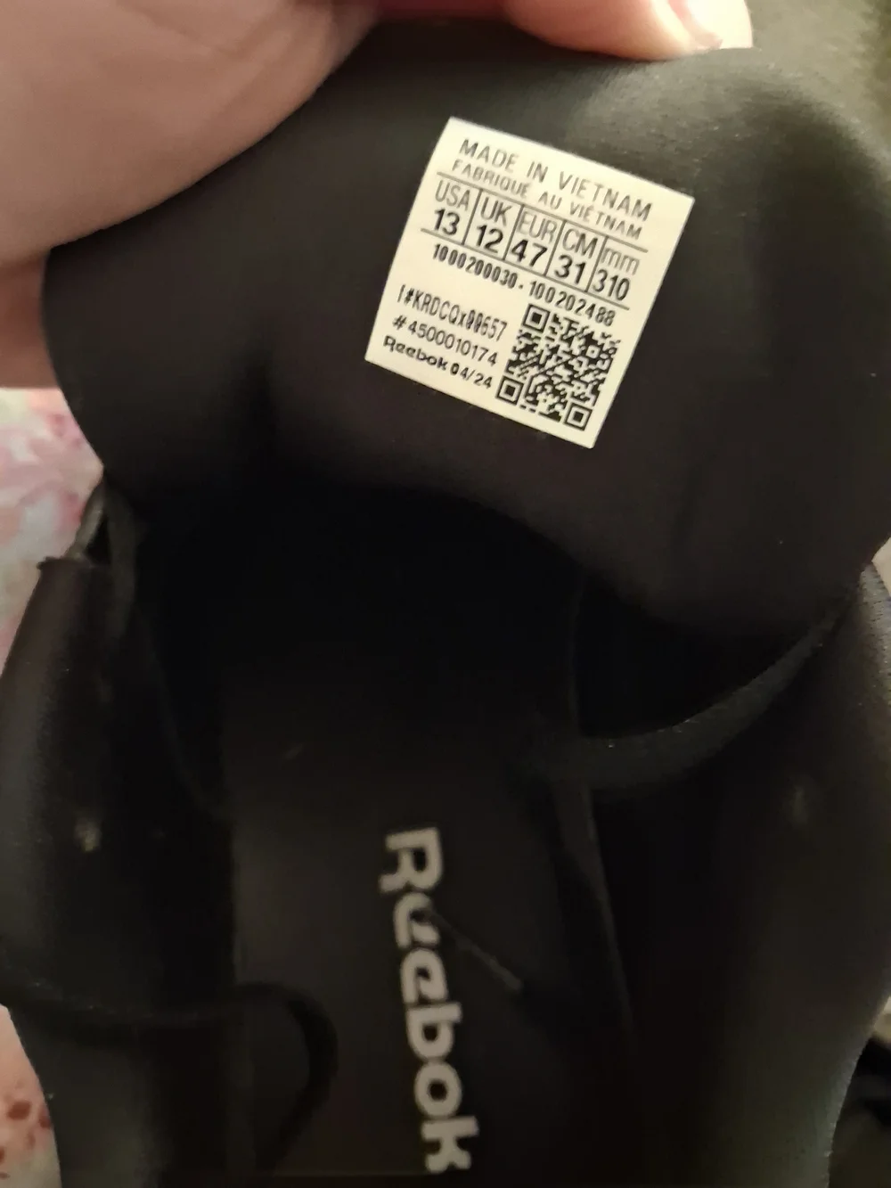 Reebok Men's Black Lightweight Training Shoes